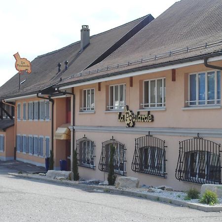 Motel - Hotel La Poularde Romont Exteriör bild